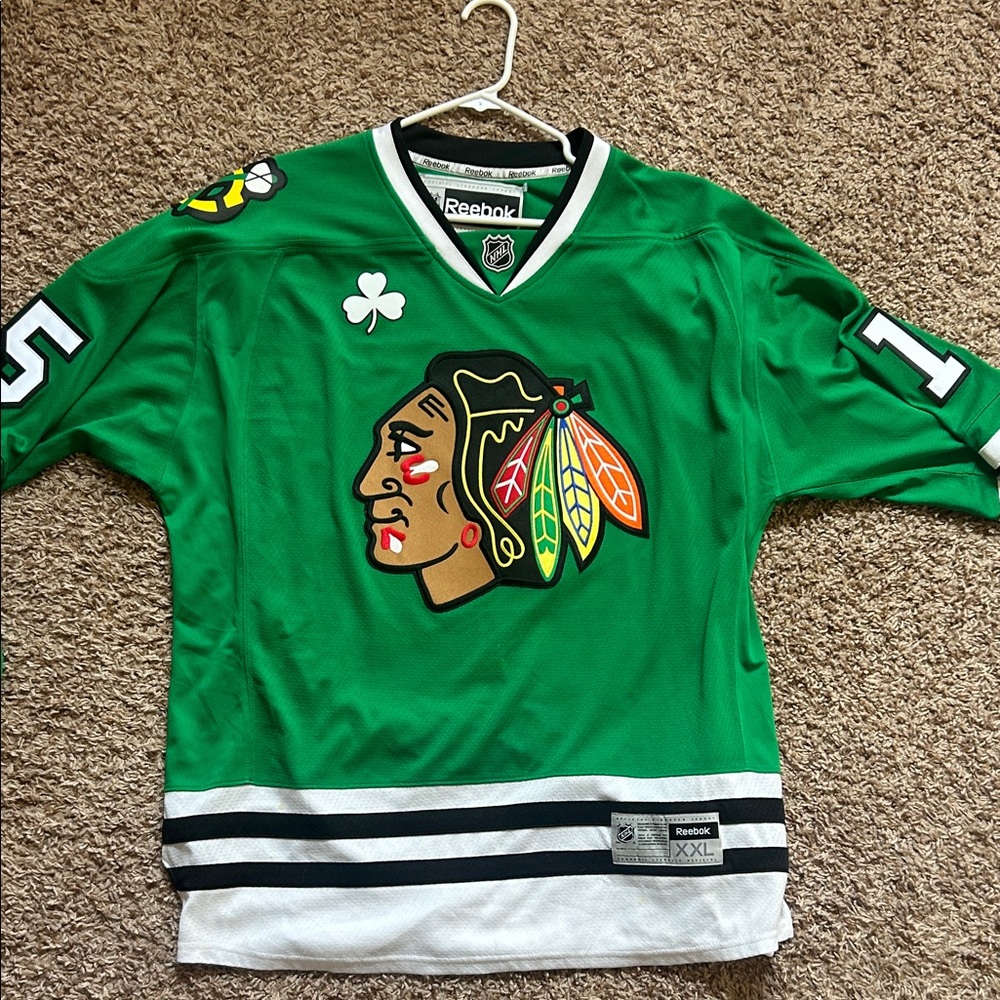 Reebok Emerald Green Hockey Jersey